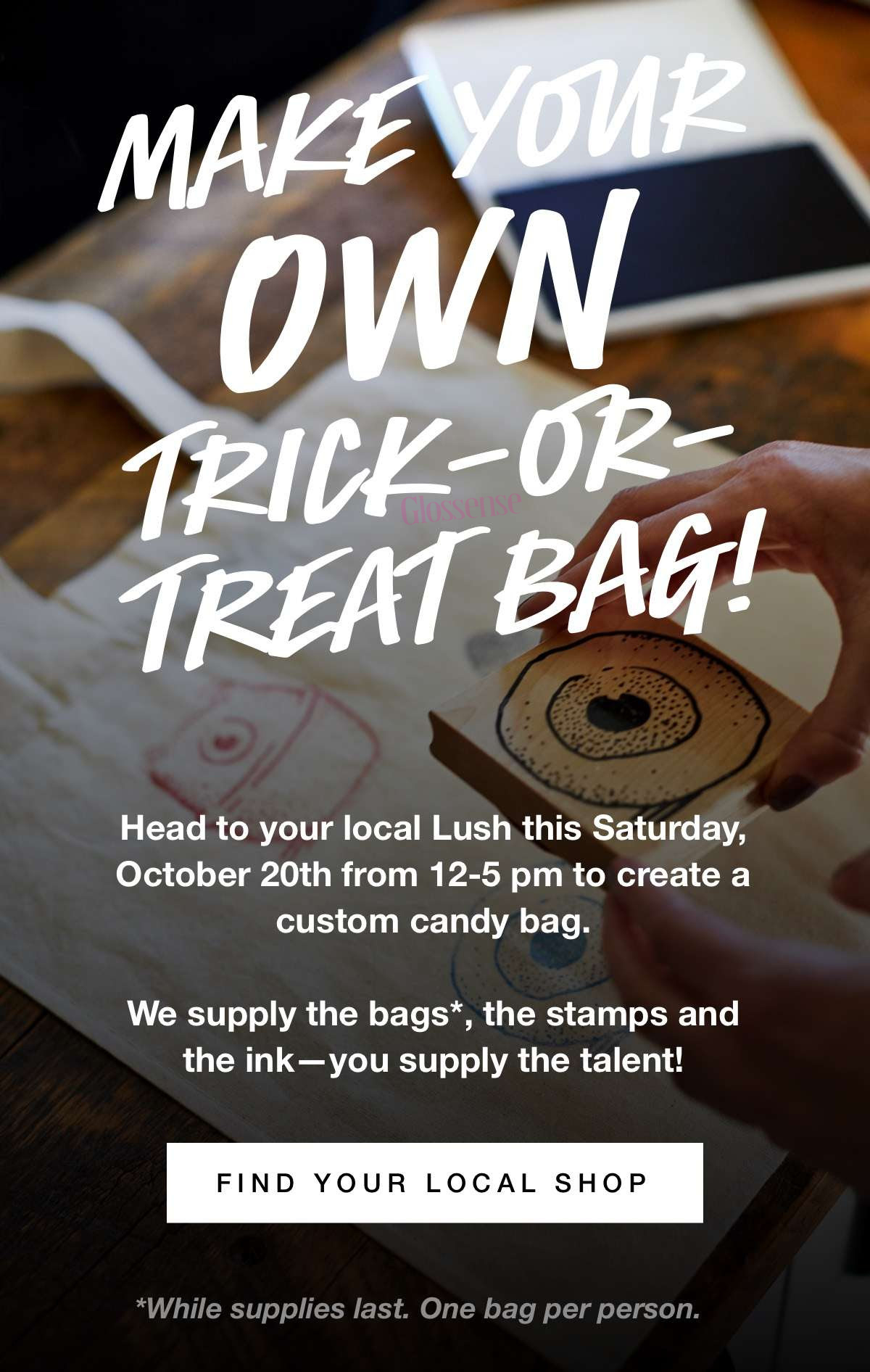 LUSH CANADIAN EVENT & FREEBIES: Make Your Own Free Halloween Trick-or ...