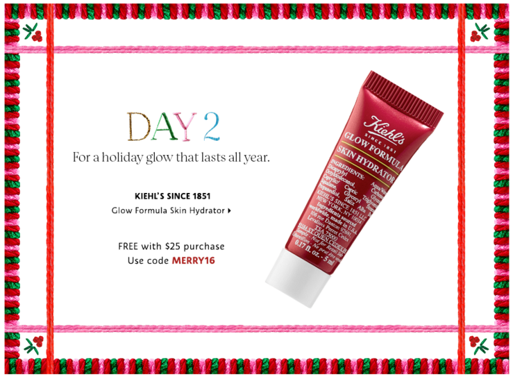 SEPHORA CANADA MERRY MYSTERIES COUNTDOWN TO CHRISTMAS Day 2; Free