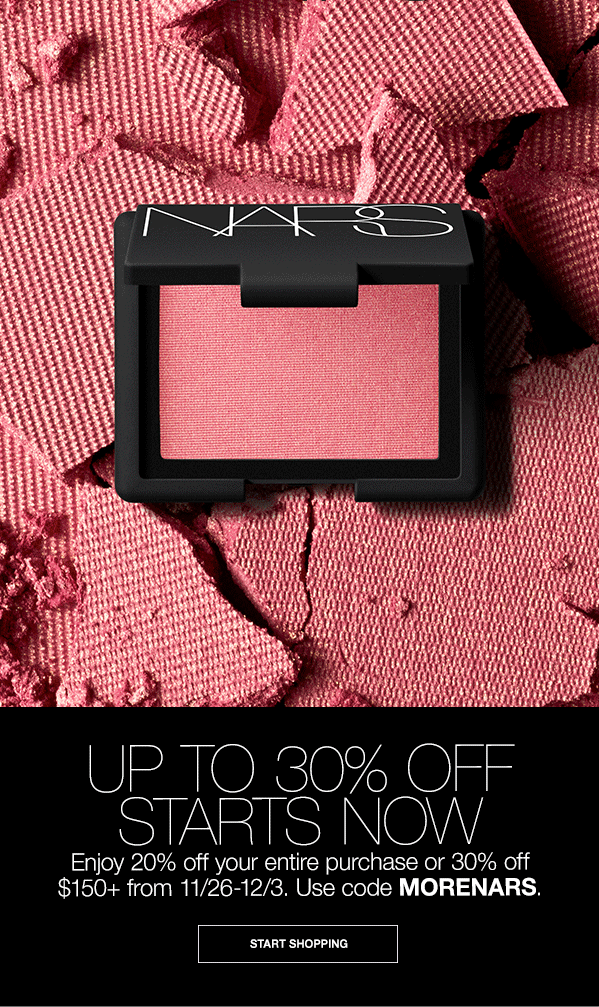NARS COSMETICS CANADA Give & Take 2019 Black Friday Sale; Save 20