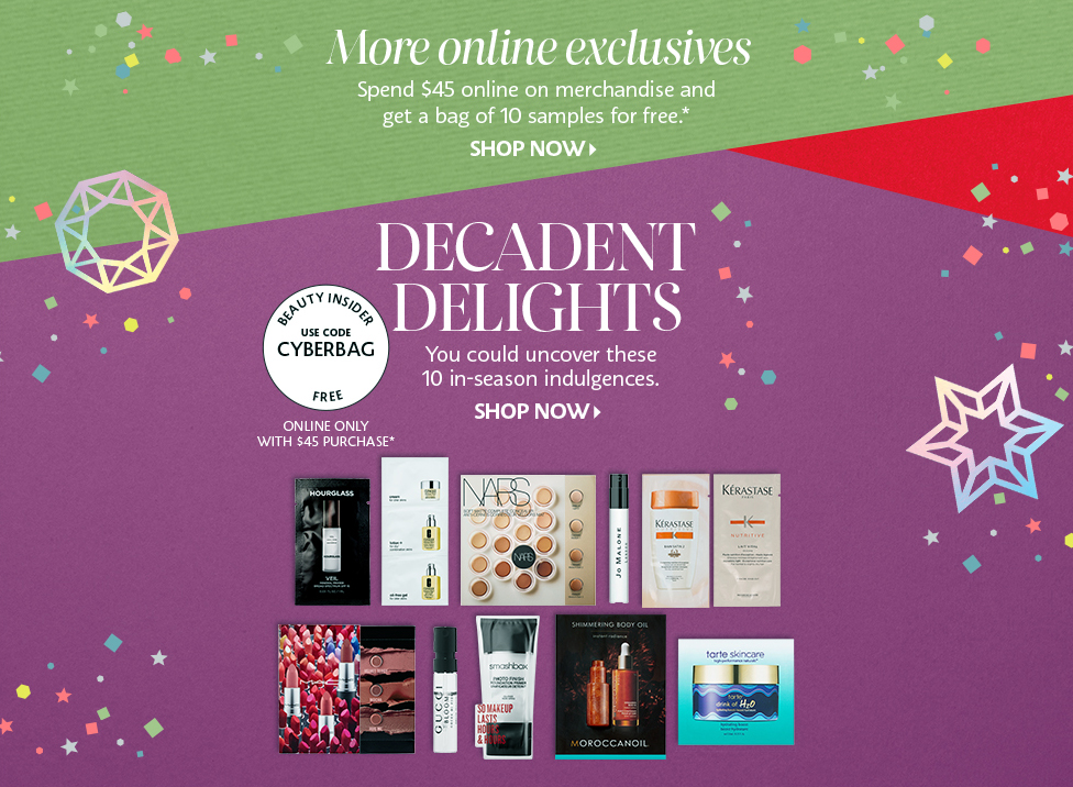 SEPHORA CANADA Free 2019 Cyber Week 10pc Holiday Sample Bag w