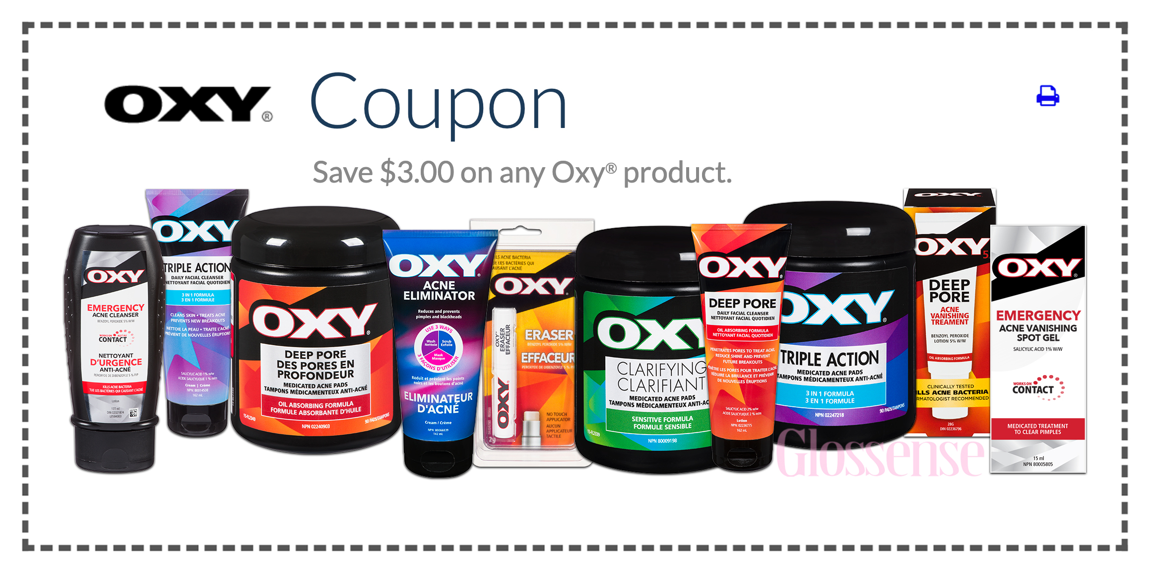 CANADIAN COUPONS: Save $3 Off Any Oxy Skin Care Product | Printable ...