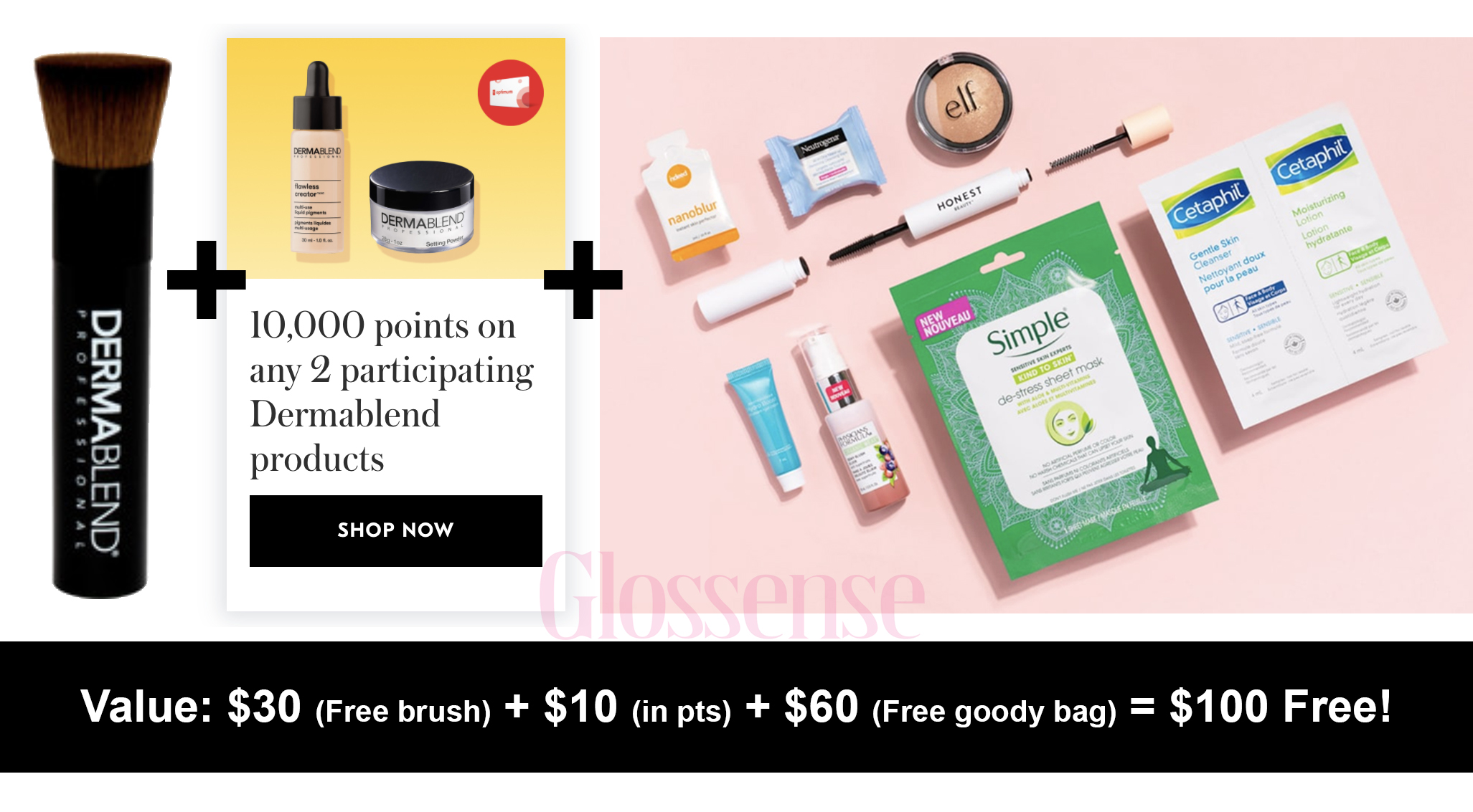 BEAUTY BY SHOPPERS DRUG MART CANADA Shop Dermablend & Get Free Makeup Brush + Bonus 10,000 PC