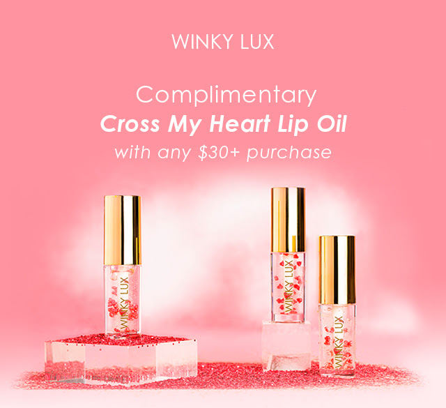 WINKY LUX CANADA Free Cross My Heart Lip Oil w/ Purchase + HOT 30