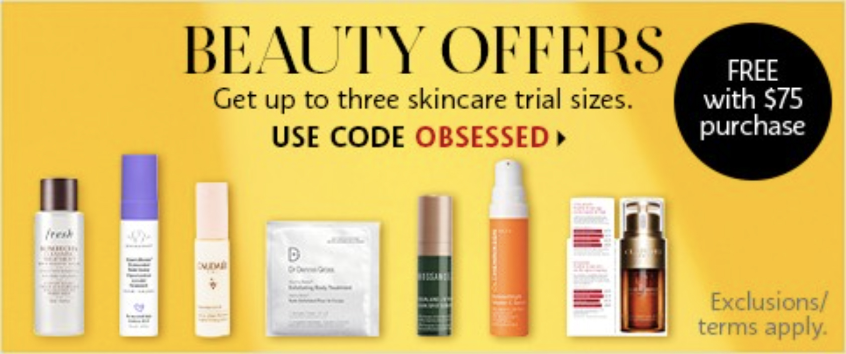 SEPHORA CANADA PROMO CODE More, Get More’; Pick Up to 3 Free