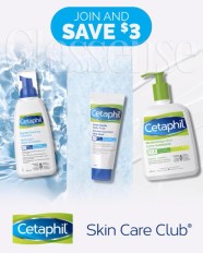 CANADIAN COUPONS Join Cetaphil Skin Care Club Save 3 Off BONUS 