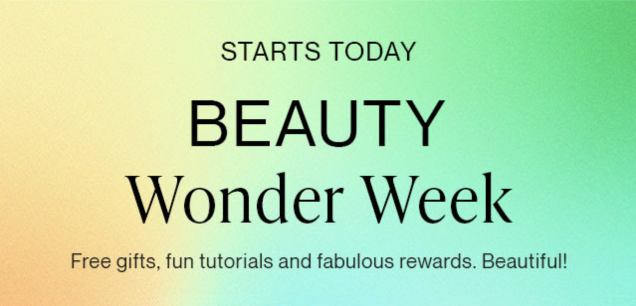 HUDSON’S BAY CANADA Beauty Wonder Week; Exclusive Savings, Rewards