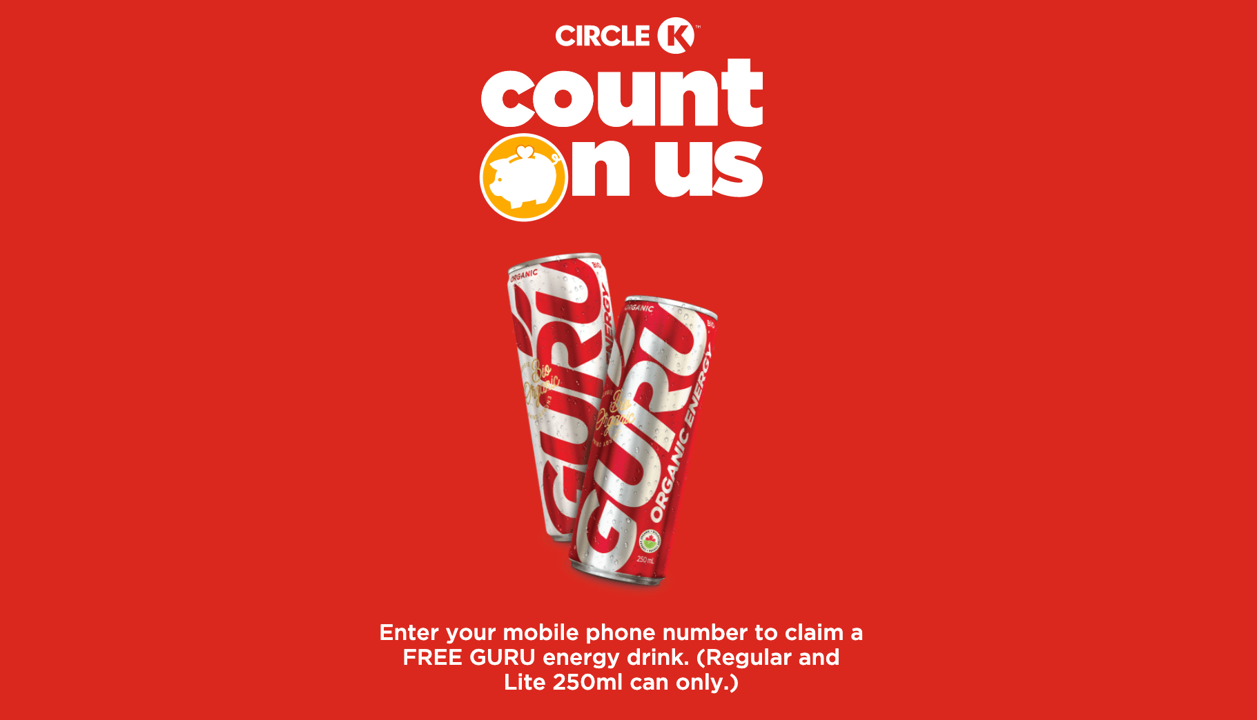 CANADIAN FREEBIES: Free GURU Energy Drink | Circle K &amp; Mac’s ...