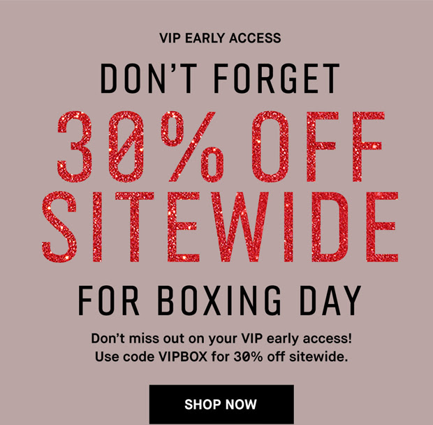 BOBBI BROWN COSMETICS CANADA 2021 Boxing Day Sale; VIP Early Access to