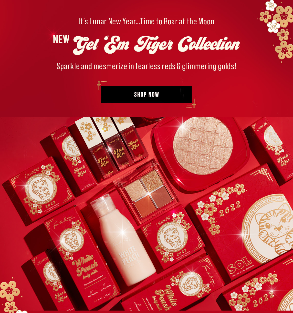 COLOURPOP COSMETICS CANADA 2022 Get ‘Em Tiger Lunar New Year Makeup Collection, Now Available