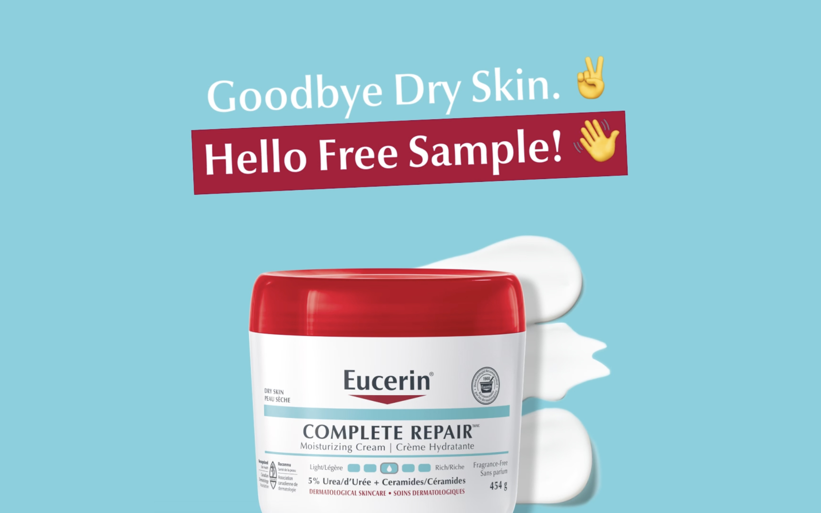 TOPBOX CANADA Free Eucerin Complete Repair Moisturizing Body Cream