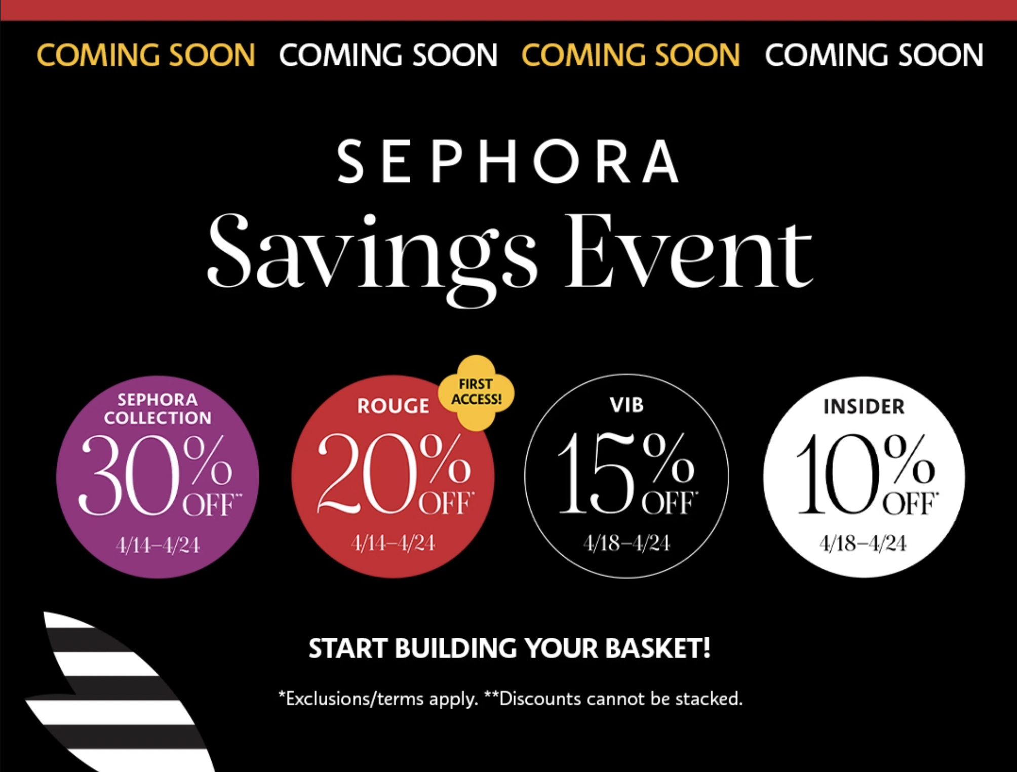 SEPHORA CANADA 2023 Spring Savings Event / Bonus Sale! Rouge Early
