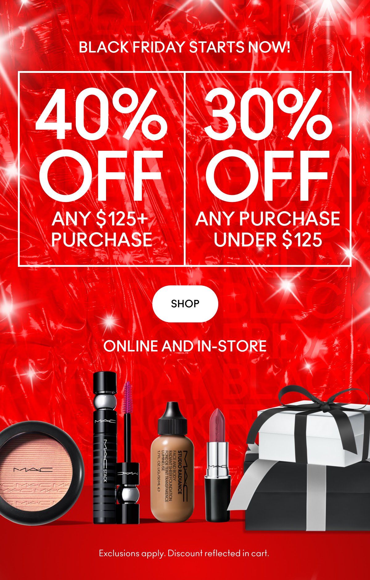MAC COSMETICS CANADA 2023 Black Friday Canadian Sale & Deals; Save 30